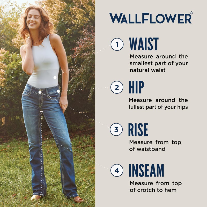 WallFlower Luscious Curvy 23.5â€ Mid-Rise Cropped Jeans for Women, Insta Stretch Denim in Petite, Midsize, Plus Size, Juniors Jeans - Jenna, 20 Plus - Image 5
